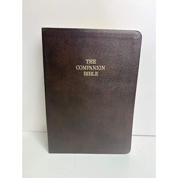 Companion Bible Authorized Version of 1611 Brown Bonded Leather KJV Zondervan - Picture 1 of 16
